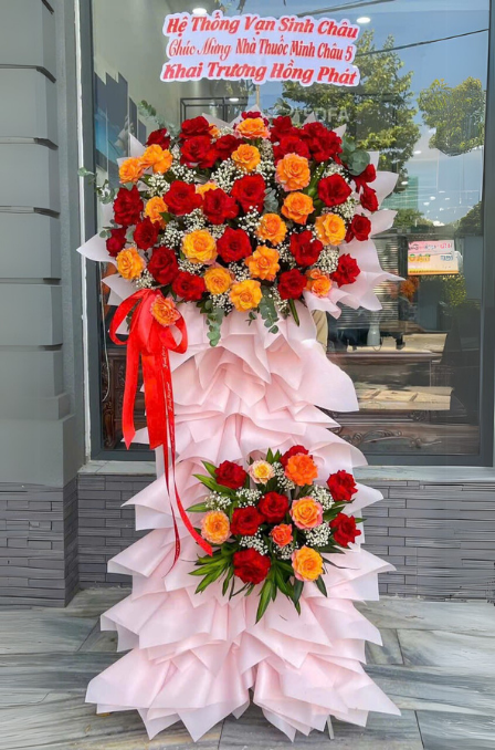 Mẫu Hoa Chúc Mừng 14
