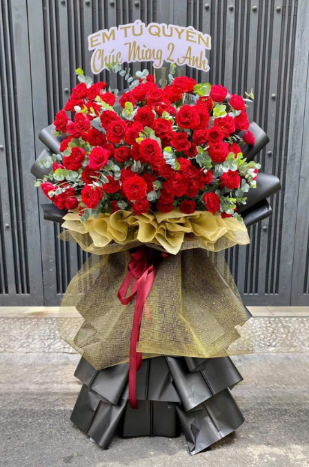 Mẫu Hoa Chúc Mừng 7